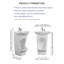 Lavabo autoportant pour bidet Wudu