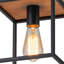 Luminaire suspendu cage industriel 1 lumière