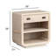 Table de chevet ouverte