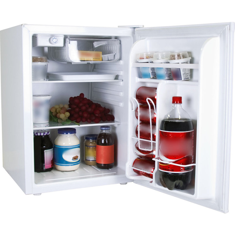 Magic Chef 2.6-cu. ft. Mini Fridge, Small Compact Refrigerator with Freezer Compartment for Bedroom, Apartment, Dorm Room, Office