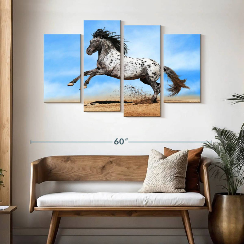 Speckled Appaloosa Horse