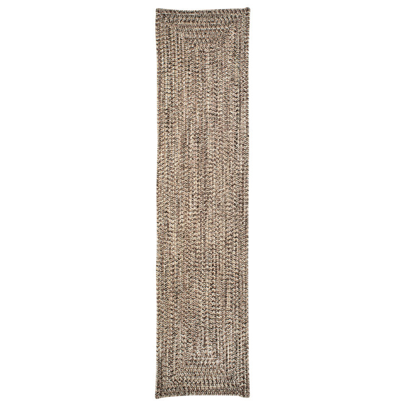 Tapis intérieur / extérieur Tabb - brun patiné, Tapis de couloir 2 pi x 12 pi