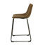 Winding Upholstered Counter Stool with Metal Frame-30896583