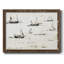 Bateaux et jetée, 1857, peinture sur toile encadrée-605150829-605150828