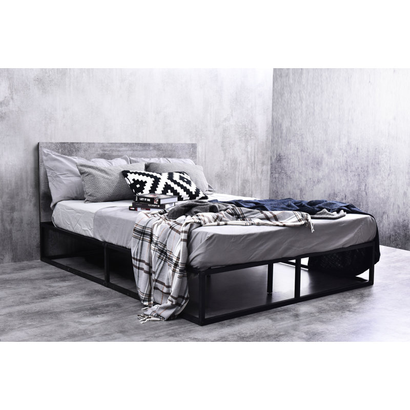 Hednesford Open-Frame Bed, Iron Slate
