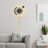 Metal Wall Clock With LED Light-1290585614