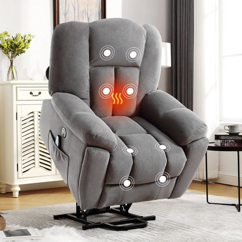 Fauteuil inclinable électrique Power Lift, Gris