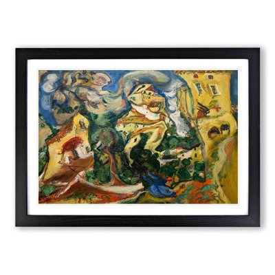 The Village by Chaim Soutine - Picture Frame Painting