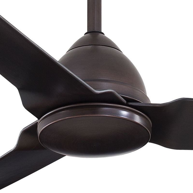 54" Java 3-Blade Propeller Ceiling Fan with Remote Control, Cocoa