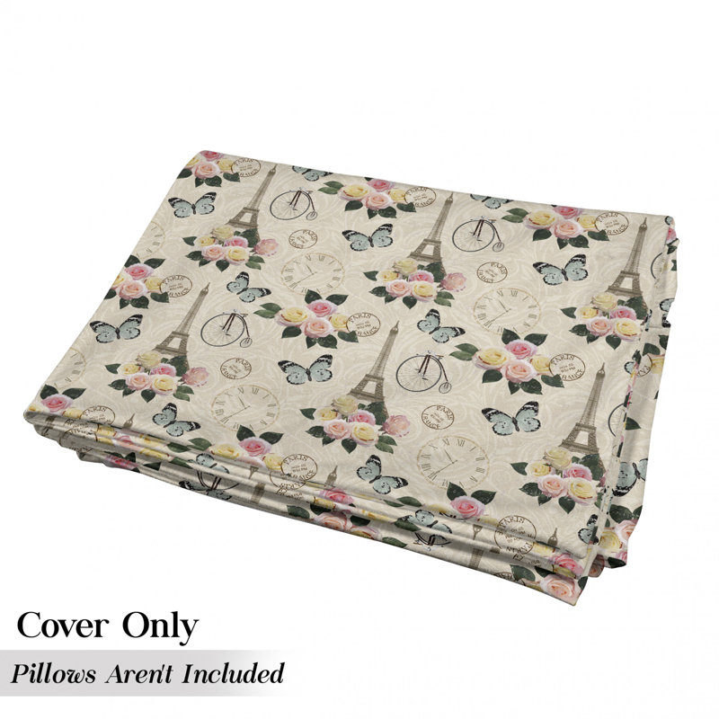 Housse de coussin d'extérieur French Eiffel, H 2 po x l 36 po x P 88 po