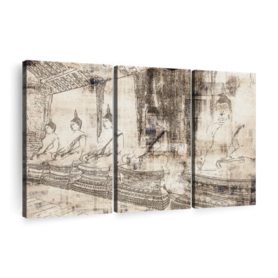 " Venerable Buddhas " 3 - Pieces