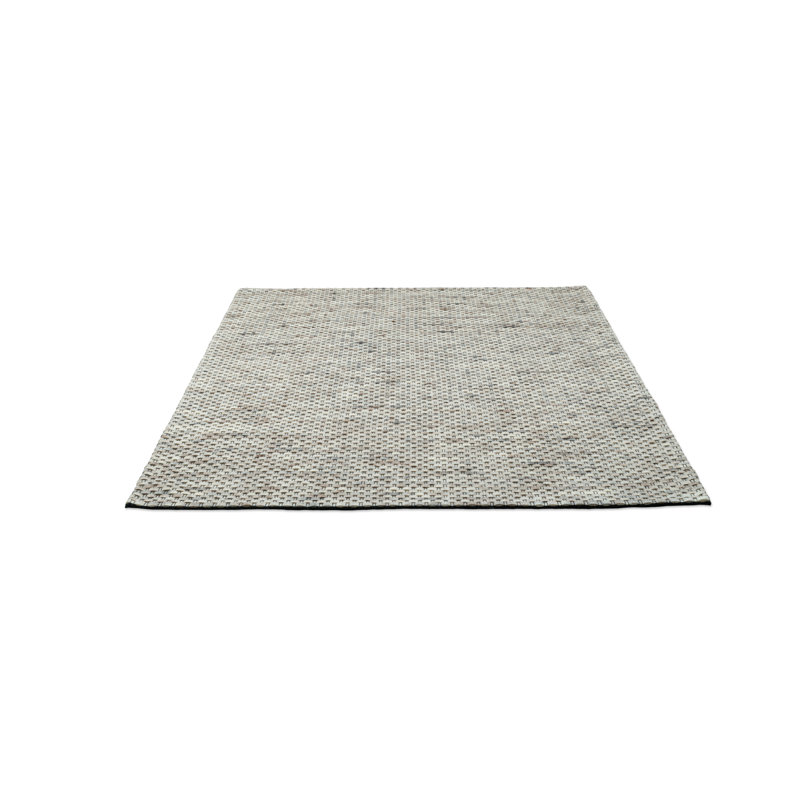 Harnish Striped Wool Hand Woven Area Rug, Rectangle 70 x 140cm