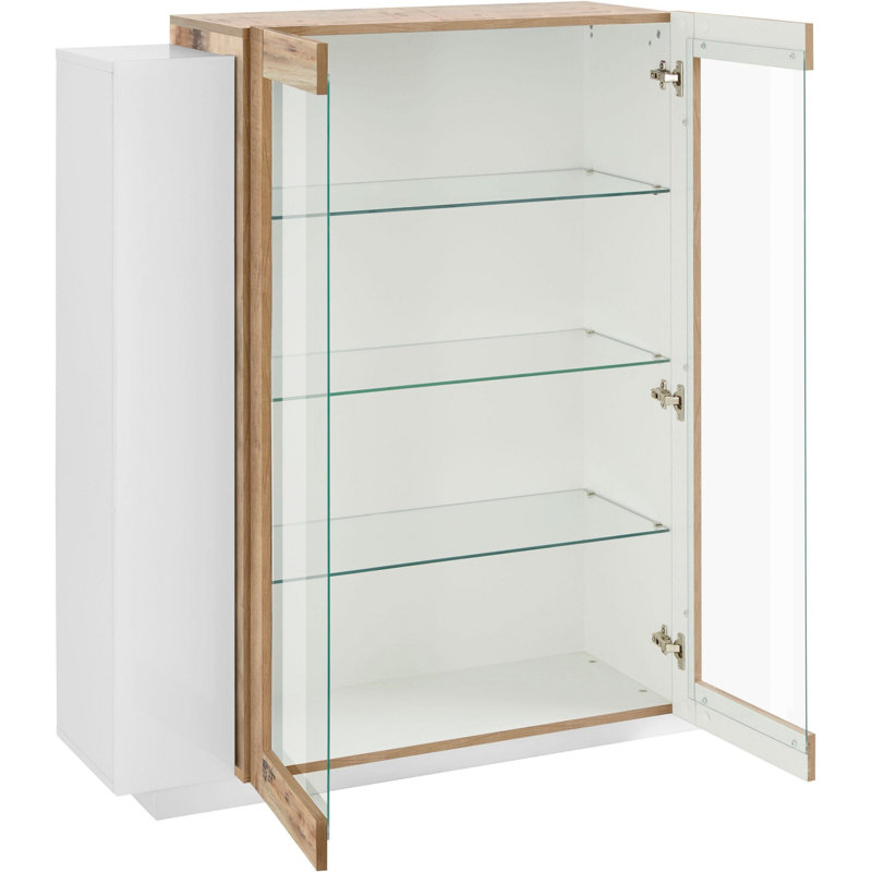 Nostrand 120cm Sideboard, White/Maple