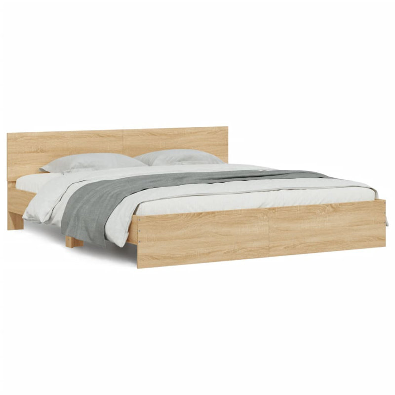 Calzacorto Bed, Sonoma Oak
