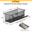 Pull Out Cabinet Organizer Slide Out Baskets for Kitchen (Set of 4)