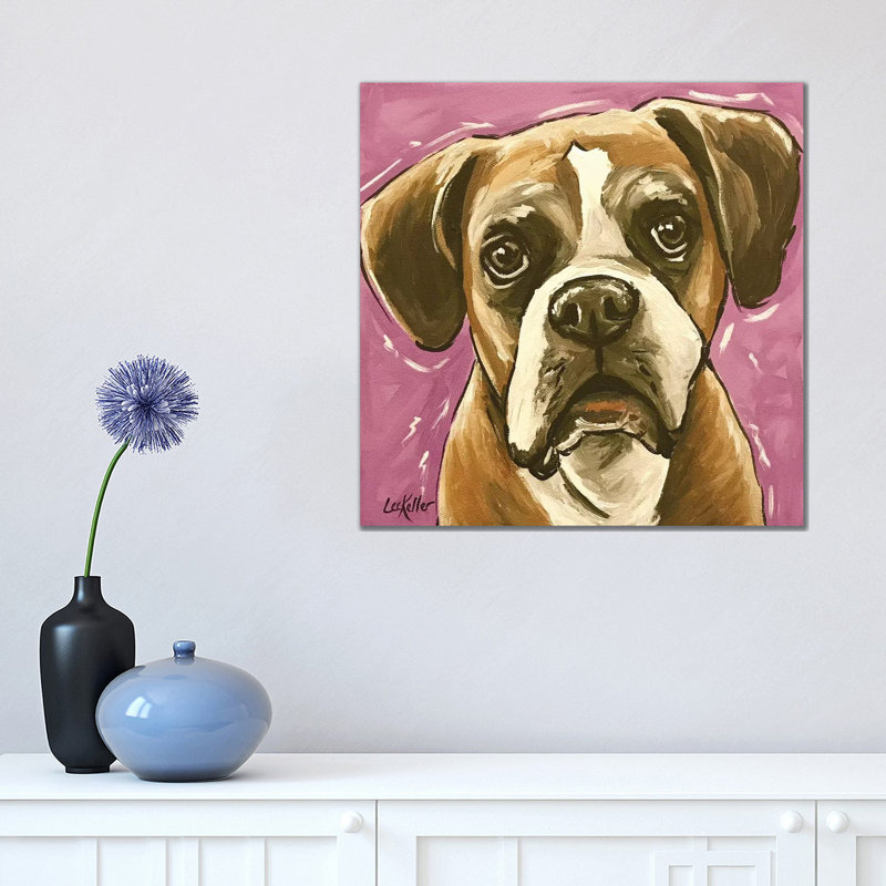 Boxer - Wrapped Canvas Print, 45.72 cm H x 45.72 cm W x 1.91 cm D