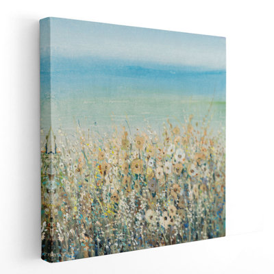 Shoreline Flowers I - reproduction d'art sur toile