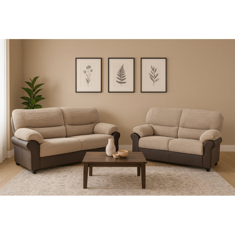 Orchard Lane 2 - Piece Living Room Set, Brown/Beige