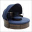 Lit rond en rotin avec baldaquin Hot Sale KD-608571978