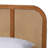 Bredyn Baxton Studio Fleur Mid-Century Woven Rattan Wood Queen Size Bed