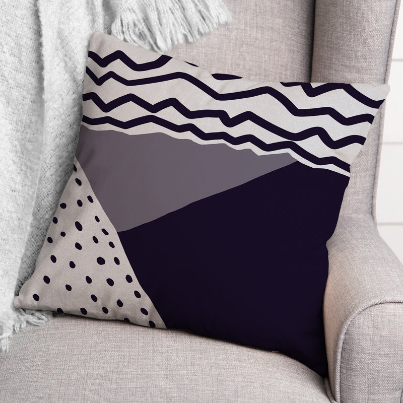 Coussin décoratif intérieur / extérieur, Bleu marine