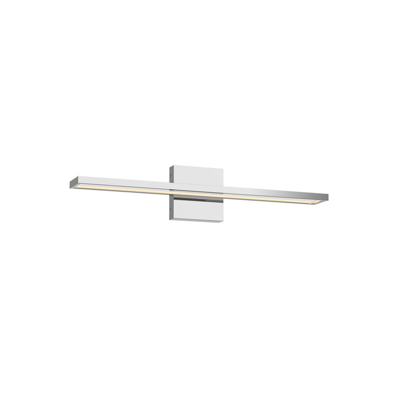 Brio 1 - Light LED Bath Bar, Chrome
