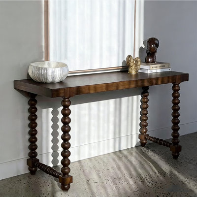 American-style antique solid wood console table
