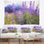 Tapisserie florale en Alaska avec fleurs mauves-28487719