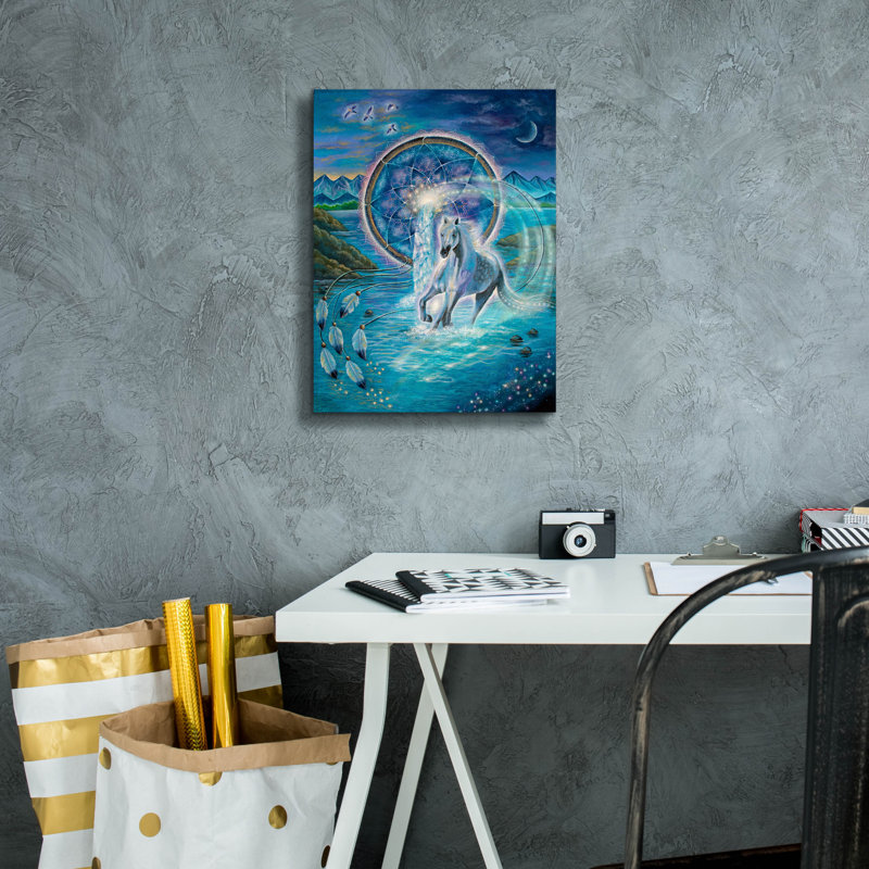  «Run Free» par Verena Wild, art mural sur toile, H 16 po x l 12 po