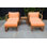 Ensemble de conversation en teck avec coussins Sunbrella