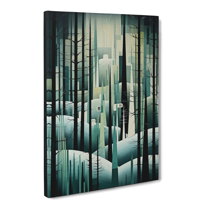 Winter Forest Constructivism No.3 - Print, 76cm H x 50cm W x 3cm D