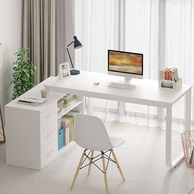 17 Stories Stockseth 55.1'' Desk & Reviews | Wayfair