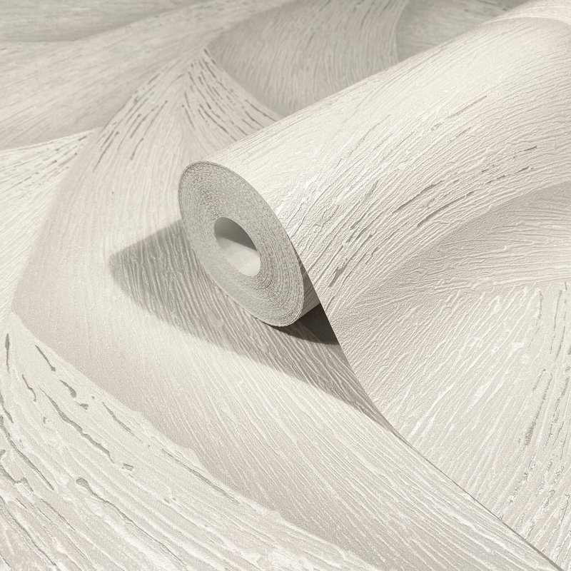 Galerie Odyssey Wave Pattern Wallpaper, Cream