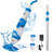 Cordless Handheld Pool Vacuum for Above Ground & Inground Pools, Rechargeable Pool Cleaner with Telescopic Pole, 20 GPM Suction for Hot Tubs & Spa