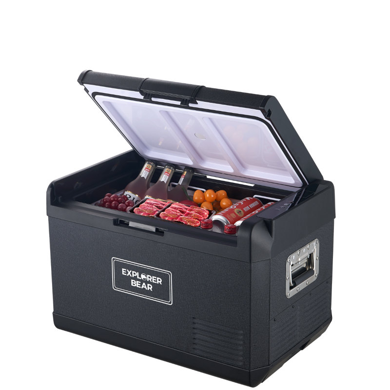 Explorer Bear 40L Black Metal Electric Cooler