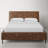 Naoma Vegan Leather Platform Bed-2047100238-2047100227