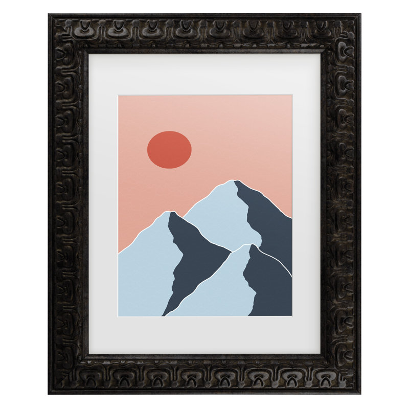 Art encadré matte de Jay Stanley, H 19,5 po x l 23,5 po, Encadrement gris foncé