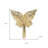 5" Gold Cast Iron Butterfly Wall Hook