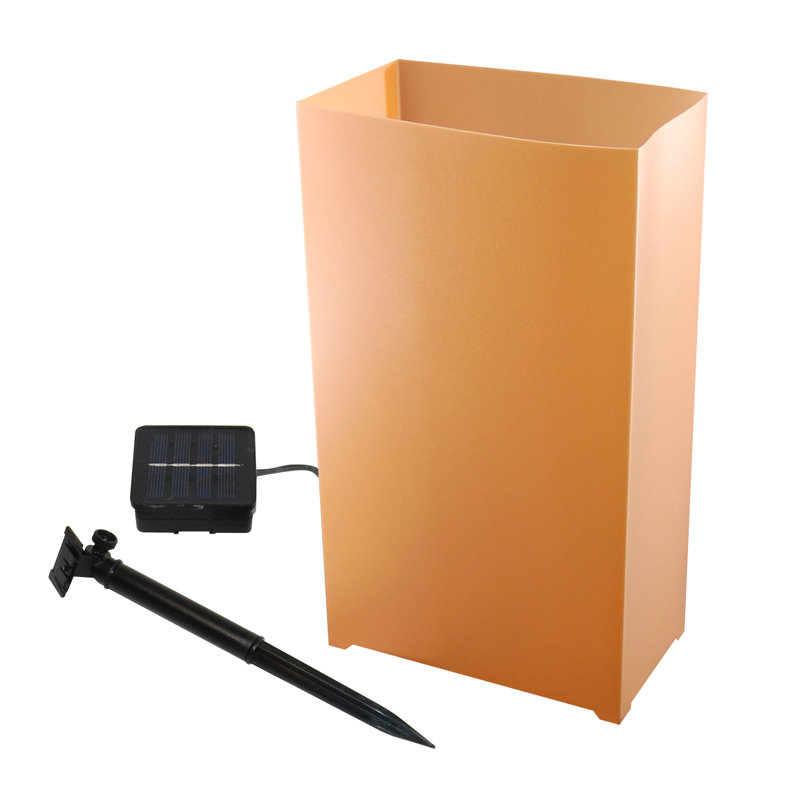 Ensemble de luminaires à énergie solaire, Brun clair