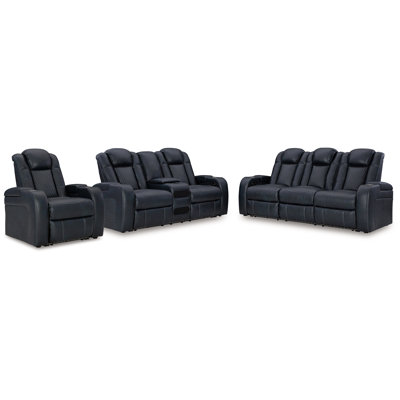 Canapé, causeuse et fauteuil inclinable électrique Fyne-Dyme