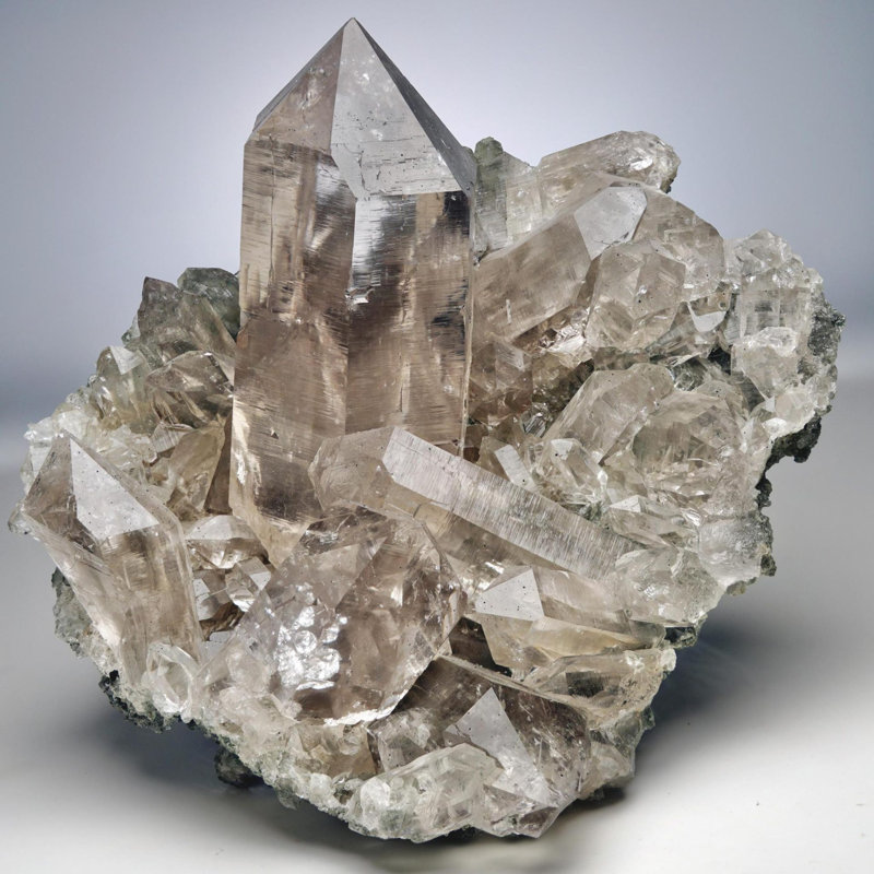 Himalayan Chlorite Quartz Cluster
