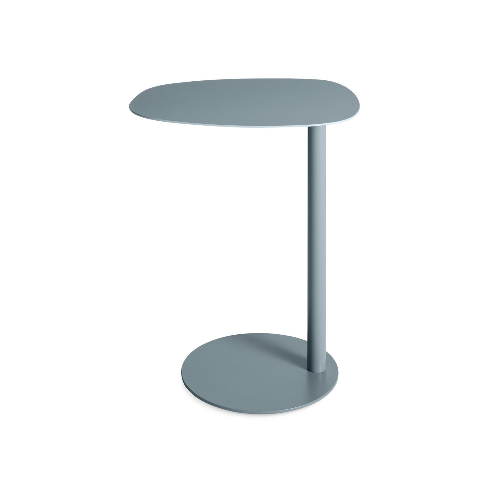 Swole Single End Table, 25" H x 20" W x 15" D, Gray Blue
