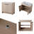 Azianna 35.86'' Single Bathroom Vanity with Ceramic Top