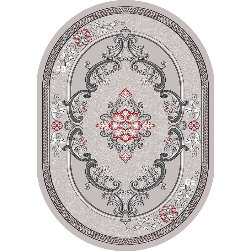 Ramsel Oriental Indoor Rug, Oval 6'6" x 9'2"