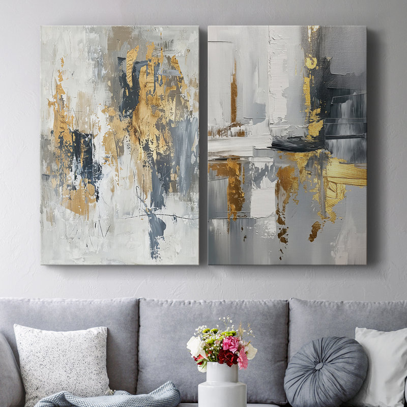 ABSTRACT Series CDLXXXIX-Premium Gallery Wrapped Canvas -Ready to Hang, 18" H x 24" W