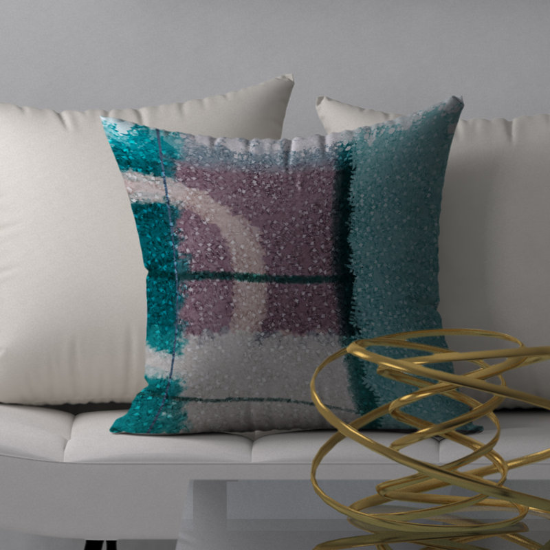  Housse de coussin carré et insert, 18 po x 18 po