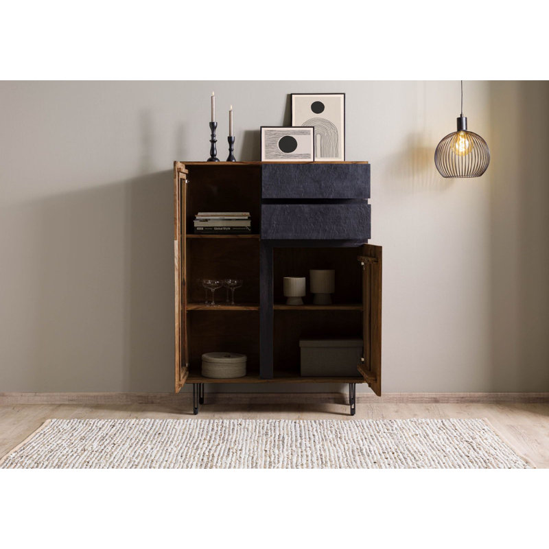 LICHTENBERG 100cm Solid Wood Sideboard