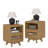  Nightstand with Drawer and Open Shelf Storage for Bedroom-810142800