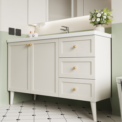 Meuble-lavabo simple de style français