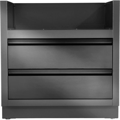 OASIS® Under Grill Cabinet for Built-in Prestige® PRO 500 or Prestige® 500, Matte Black